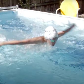 Video: Does swimming work out your chest? Yes!